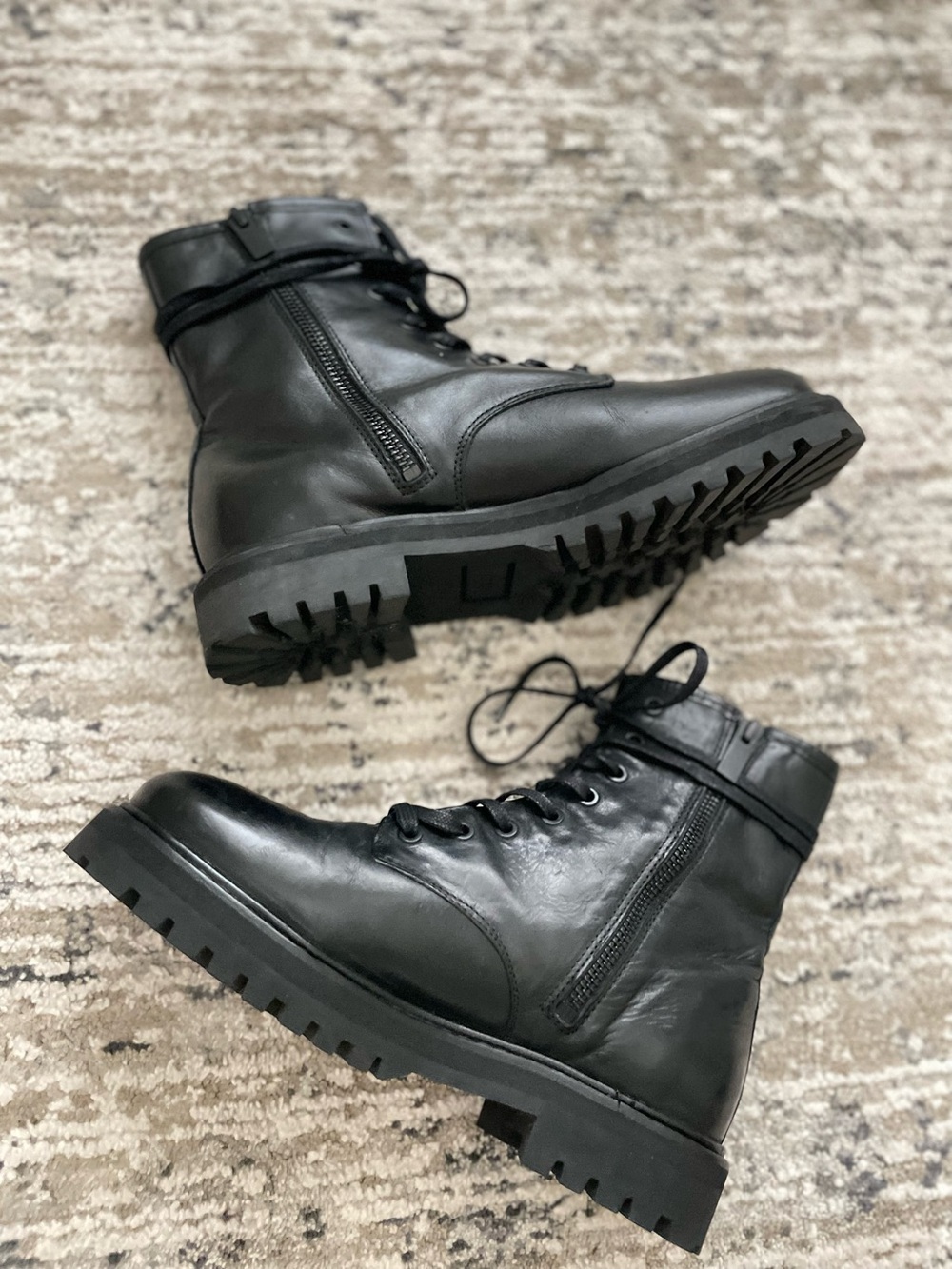 Thursday Boot Company Combat Boots Black Leather